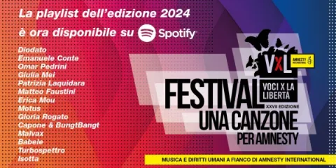 Voci per la libertà - Una canzone per Amnesty’ 2024